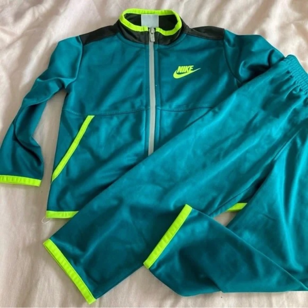 Nike Jacket Pant Set Super Stylish Neon Outfit 6249 - Picture 4 of 5